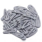 60pcs/lot Colorful Y2K BB Hair Clips Mini Metal Waterdrop Hair Pins Clips Snap Barrettes For Girls Hair Accessories