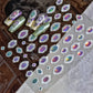 Gold Snowflake Bowknot Snowman Lovely Christmas 3D Self Adhesive Nail Art Sticker Rhinestone 5D Embossed Reliefs Manicure Decals