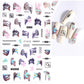 1pcs Sakura Flower 3D Nail Stickers White Cherry Blossom Nail Art Decals Spring Summer Adhesive Slider Decor Wedding Manicure