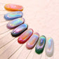 8ml Rainbow Cat Eye Magnetic Gel Nail Polish Colorful Laser Sparkling UV LED Semi Permanent Gel Can Be Use On Any Color Gel