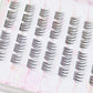 No Glue Needed Idol False Eyelashes Large Capacity 7-9mm Self Adhesive Eyelashes tweezers DIY Lash Extension Cluster Lashes