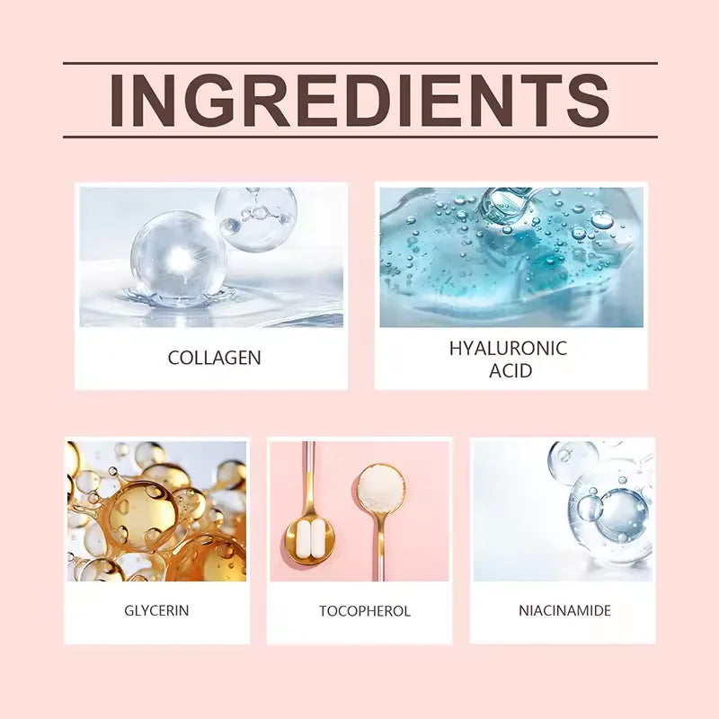 Collagen Wrinkle Removal Multi Bounce Balm Stick Instant Anti-Aging Firming Lift Brighten Facial Dull Skin Moisturizer Cosmetics