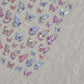 Golden Thread Butterfly Jelly Series Nail Art Stickers High Quality New Bronzing DIY Manicure Decal Decoration