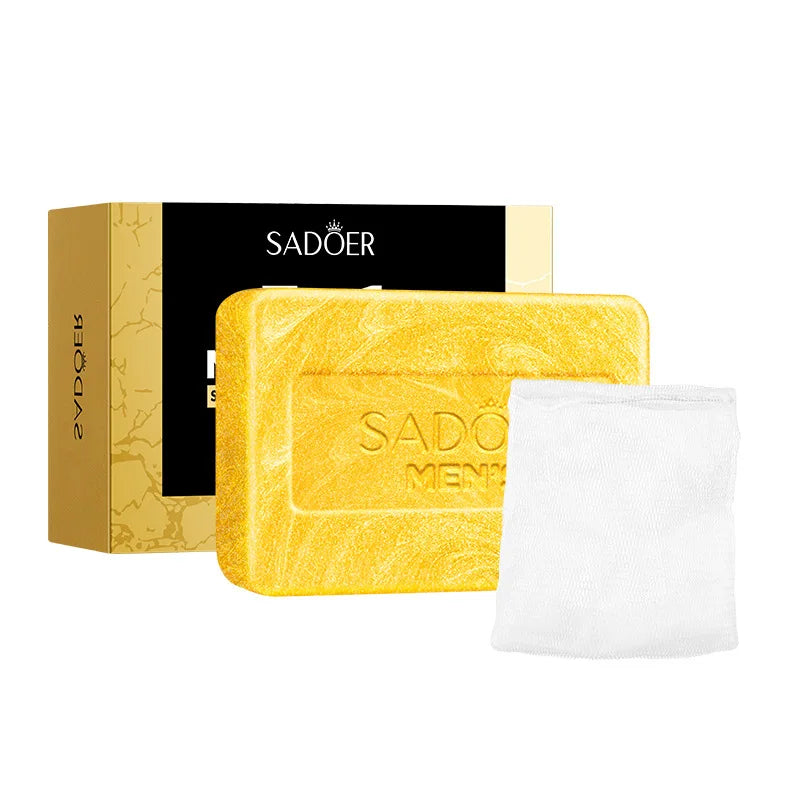 Men's Triple-Action Handmade Soap 100g Versatile Body Cleaning Soap for Everyday Use