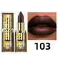 6 Color Glitter Two-tone Lipstick Purple Black Matte 1pc Lipsticks Cosmetics Easy to Use Lip Tint Makeup Lip Beauty Red Pigment