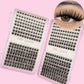384 Bundles of False Eyelashes - with a 0.07 mm Curling Degree, a Naturally Slender Mixed Length (9 - 16 mm) - an Easy-to-Use Cu