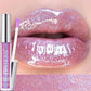 6 Colors Diamond Glitter Lipgloss Makeup Metallic Shimmer Moist Liquid Lipstick Pearl Lip Glaze Jelly Tint Sexy Shiny Cosmetics