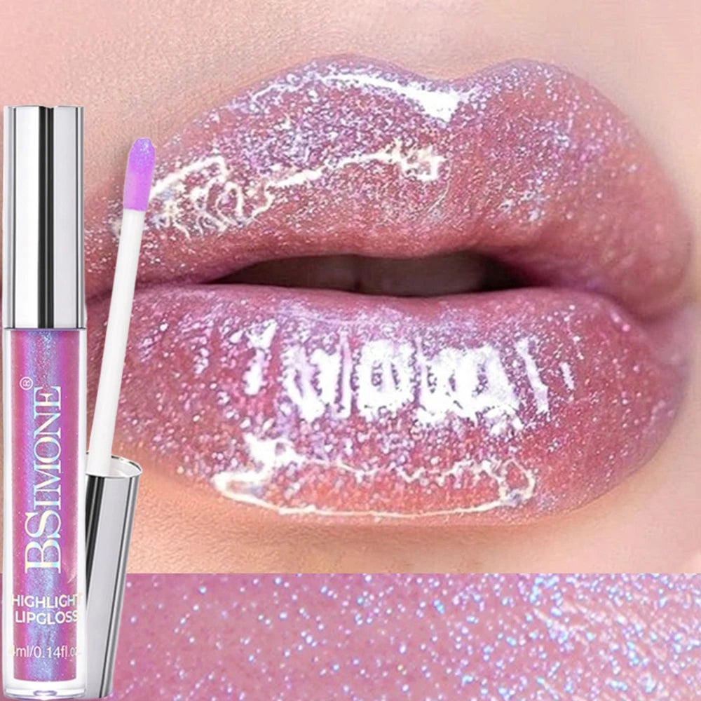 6 Colors Diamond Glitter Lipgloss Makeup Metallic Shimmer Moist Liquid Lipstick Pearl Lip Glaze Jelly Tint Sexy Shiny Cosmetics