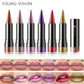 YOUNG VISION 6 Color Matte Pearl Shimmer Dual-Effect Lipstick Waterproof, Non-Transfer Lipstick Cosmetics