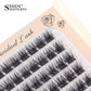 6 Rows 72 Cluster Individual False Lashes 10/12/14 mm Wispy Fluffy Fake Eyelashes Makeup Tools Eyelash Extension Tools Cilios