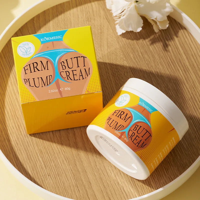 80g Herbal Butt-Lifting Cream, Body Moisturizing Lotion, Contains Extracts of Angelica, Ginseng, and Other Ingredients, Moisturizes the Skin, Lifts and Firms, Highlights the Contours of the Buttocks, Makes the Buttocks Look M