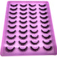 2023 New 20 pairs natural long 3D mink false eyelashes fake lashes makeup kit Mink Lashes extension eye lashes short eyelashes
