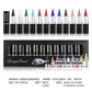12-Piece Set of Colored Eyeliner Pens, Long-Lasting, Fade-Resistant, Waterproof, Automatic Rotating Eyeliner Pens Available in a Set