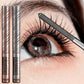 Waterproof Steel Tube Mascara,Black/Brown Waterproof Lengthening Curling Mascara,Non-Smudging Long-Lasting Volume Eyelash Makeup