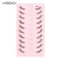 YSDO 5/10 Pairs Half Lashes Cat Eyelashes Soft Natural Clear Band False Lashes Natural Wispy Faux 3d Mink Eyelashes Makeup Tools
