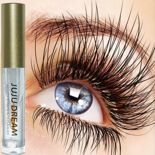 Natural Dense Eyelash Essence - Nourishing formula to plump and curl eyelashes, eye makeup gel mascara