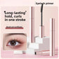 Silk Fiber Matte Mascara Makeup Ultra-Fine Brush Lengthens Eyelashes Waterproof Fast Dry Brown Black Curling Mascara Comestic