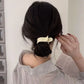 Solid Color Ponytail Hair Clip Fashion Hair Accessories Headdress Hairpin Simple Headwear Small Hair Claw Clips Girls