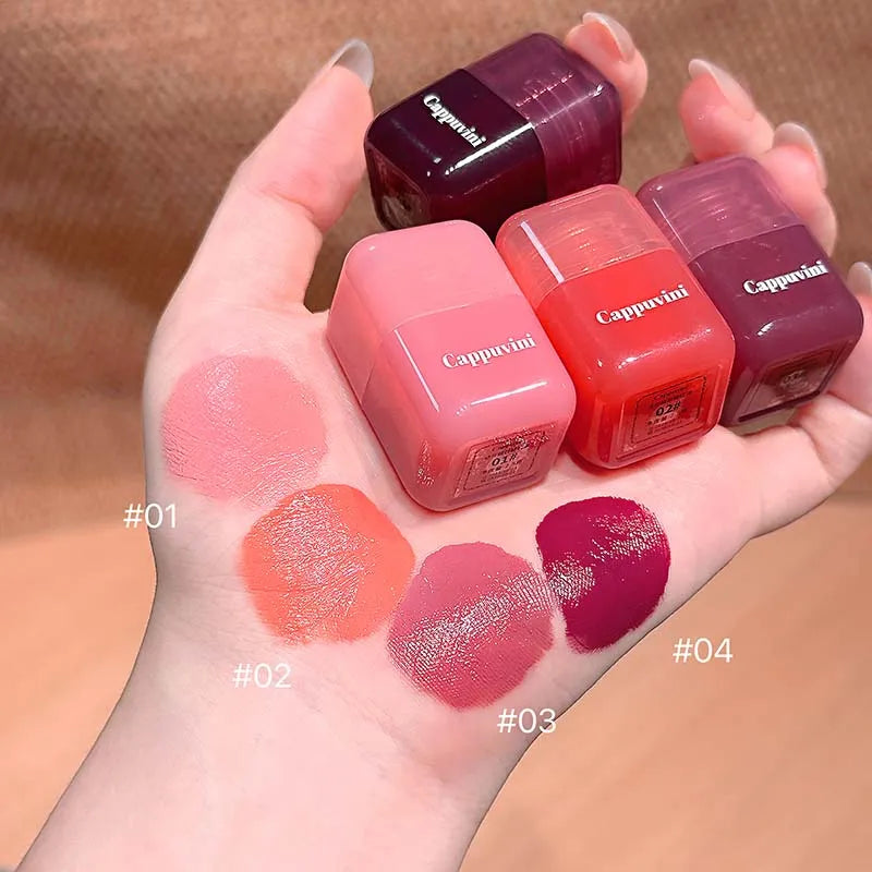 1/2Pcs Mini Sweet Monochrome Liquid Blusher Moisturizing Mirror Blush Liquid Brightening Natural Rouge Korean Cosmetic Makeup