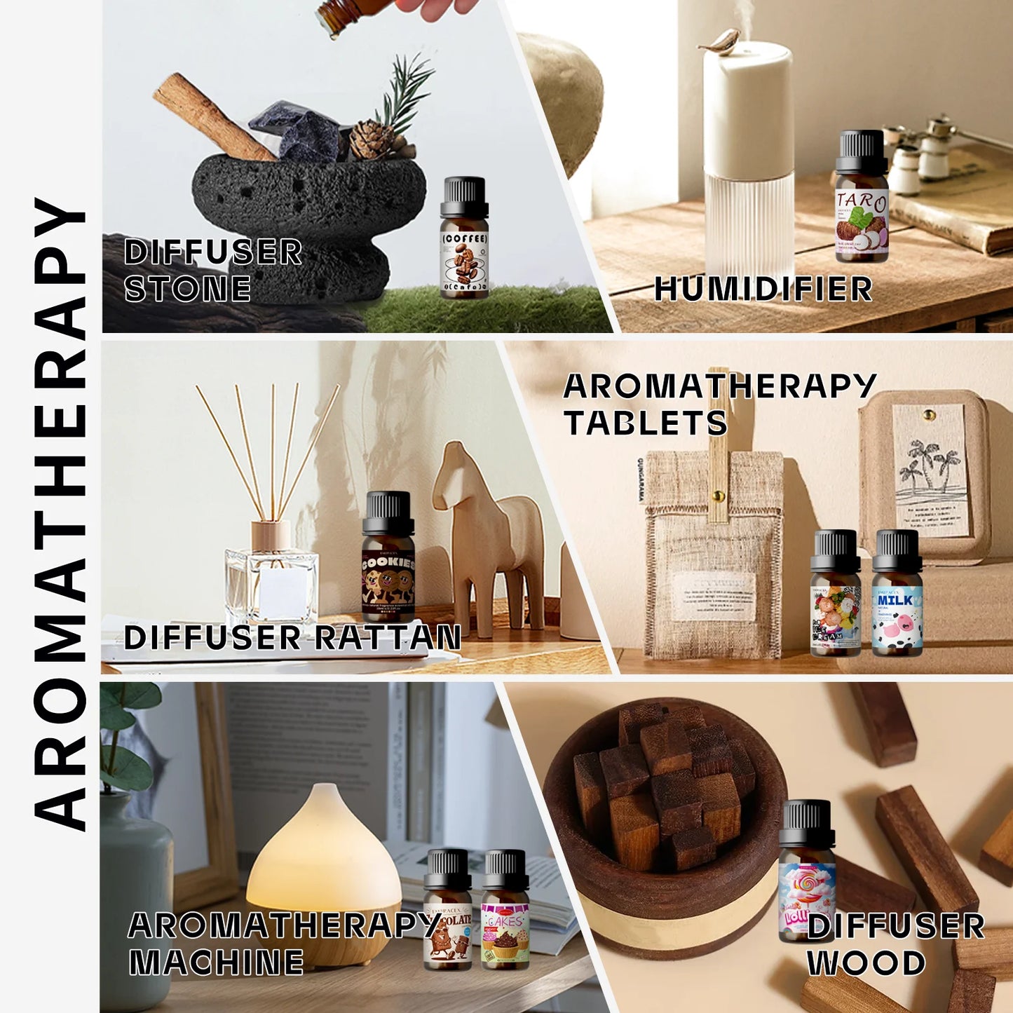 17 typle Gourmet Essential Oils Perfumes Fragrance Is Long-Lasting For Skin、Diffusers、Candles Making Gifts For Women