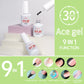 AWStorG 15ML Ace Gel 9-in-1 Nail Glue Gel Nail Polish Thickness Transparent Semi Permanent  Function UV Gel Soak Off Nail Art