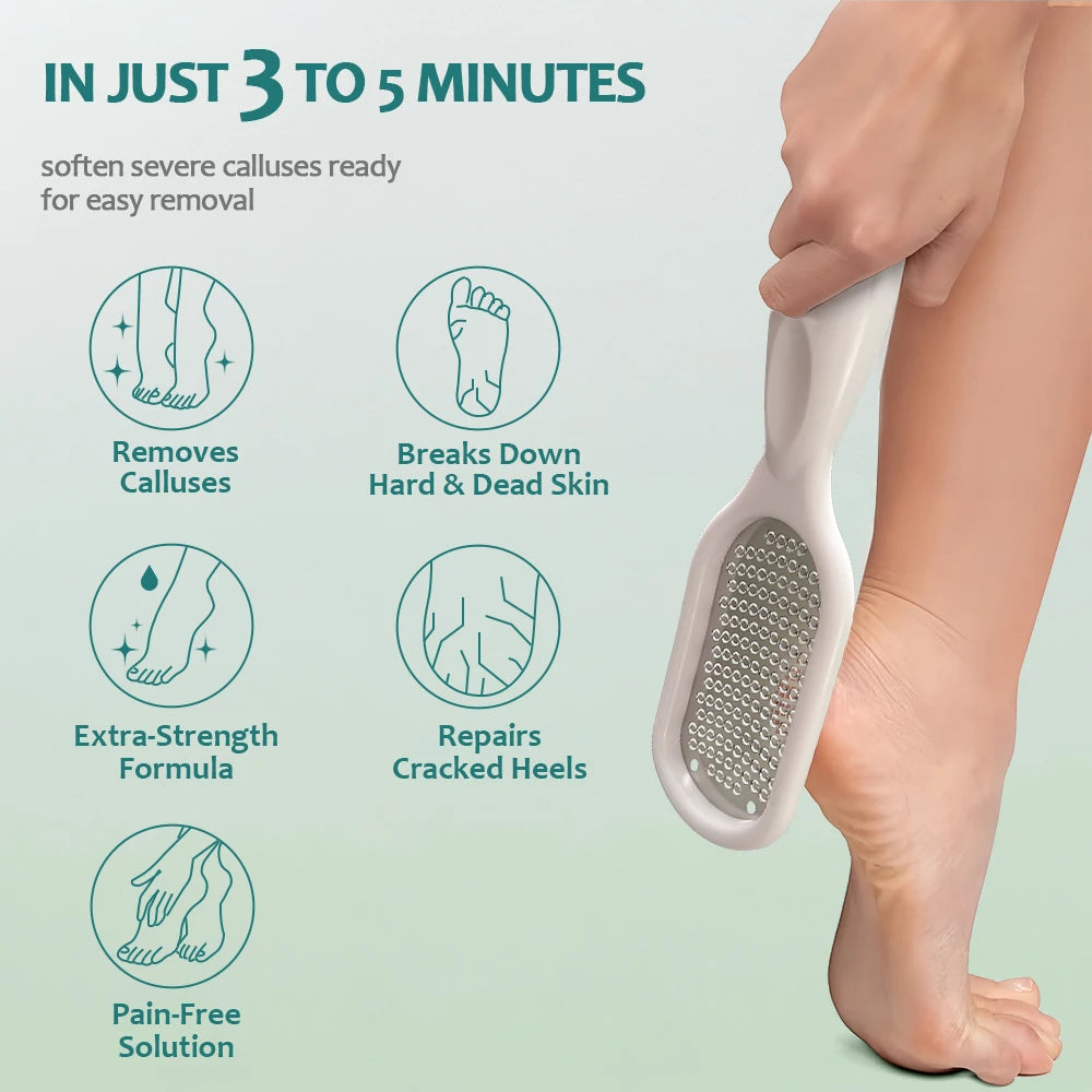 NAILPOP Extra Strength Callus Remover for Feet and Foot File Kit Remove Hard Skins Heels and Tough Callouses from feet Quickly