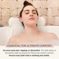 Bathtub Pillow for Neck and Shoulder Spa Bath Cushion Pillow for Tub Neck and Back Support Bath Accessories for Women Headrest