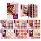 Eyeshadow Palette Book 76/91/117 Colors Matte Shimmer Glitter High Pigmented Long Lasting Resistant Beginner Friendly Makeup for Daily Use Party Gift Women Girl