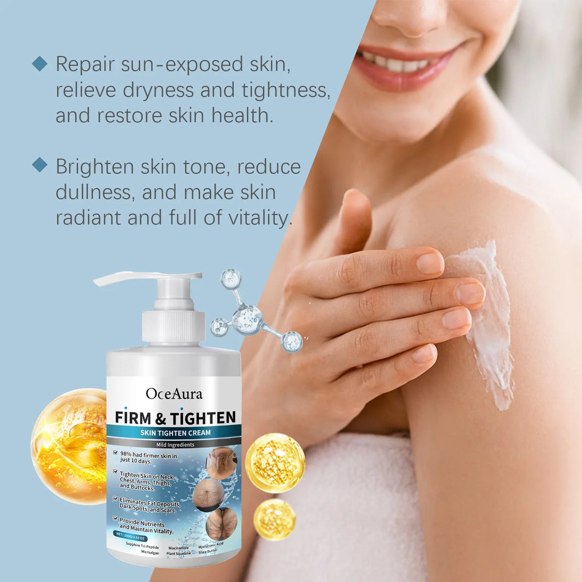 Firm Tighten Collagen Body Cream Anti Aging Wrinkle Lifting Rejuvenating Improve Sagging Moisturizing Beauty Skin Care Product
