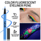 1PC UV Light Neon Eyeliner Pen Eyes Makeup Blue Green Waterproof Liquid Color Eye Liner Pencil Make Up Cosmetics Yellow Purple