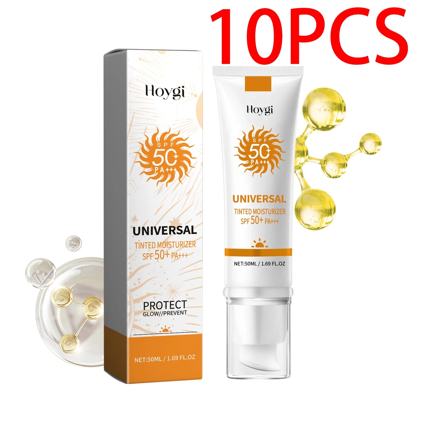 Hoygi Sunscreen whitening face sunscreen isolation makeup base moisturizing refreshing UV sunscreen Skin Whitening Cream