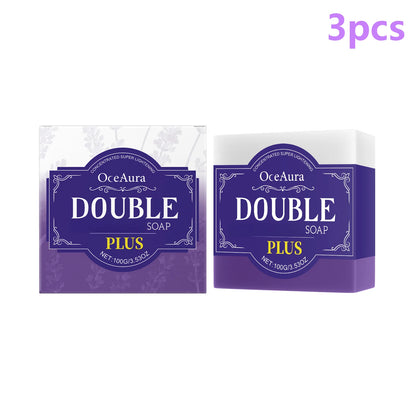 OceAura Lavender Soap Bar Lighten Skin Brightening Products Full Body Cleaning Even Skin Tone Olive Oil Scented Bath Soaps 100g