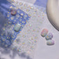 Colorful Water Bubble 5D Nail Art Stickers Goldfish Koi carp Dreamy Polarized Dreamlike Self Adhesive Delicate Manicure Decals