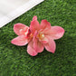 Bohemian Orchid Flowers Hair Clips Small Hairpin Bridal Barrette Beach Wedding Flower Women Holiday Hair Accessories
