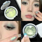 Metallic Glitter Blue Eye Shadow Cream Monochrome Eyeshadow Palette Pearlescent Polarized Brightening Silkworm Highlighter Cream