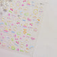 Colorful Water Bubble 5D Nail Art Stickers Goldfish Koi carp Dreamy Polarized Dreamlike Self Adhesive Delicate Manicure Decals