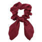 Fashion Floral Leopard Print Scrunchie Bowknot Hair Rope Women Girls Ponytail Holder Hair Ties Elastic Bands Hair Accessories