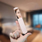 1pc Mini Folding Massage Comb Head Massager Anti-Static Portable Travel Hair Brush Girl Hair Combs with Mirror One Piece Combs