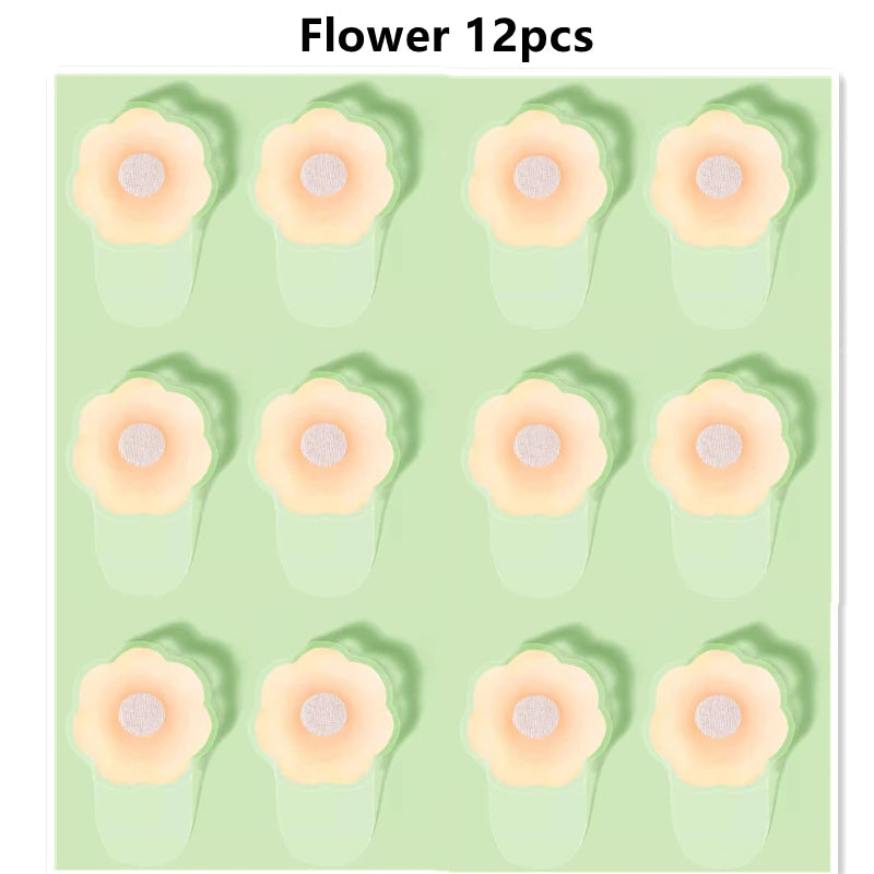 Wholesale Women Lift Up Invisible Reusable Self Adhesive Silicone Breast Lift Tape Nipple Cover Chest Paste Party Dress Bras