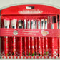 12PCS Christmas Makeup Brush Gift Set | Cute Santa & Kitty Cartoon Brushes for Women | Beginner-Friendly Holiday Beauty Kit