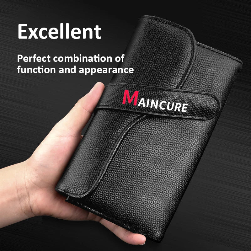 High-quality Black Manicure Set 17 In 1 Full Function Kit Professional Stainless Steel Pedicure Sets Portable Case Idea Gift