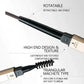 5 Colors With Brush Double Head Eyebrow Pencil Waterproof Smooth Eyebrow Stick Sweatproof Eyebrow Gel Tattoo Pencil Cosmetics