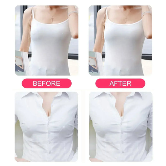 2PCS Women Lift Up Invisible Reusable Self Adhesive Silicone Breast Lift Tape Nipple Cover Chest Paste Push Up Party Dress Bras