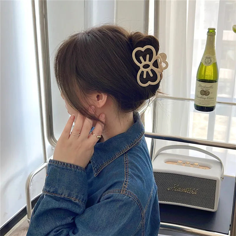 New Candy Color Cat Bow Hair Clip Plastic Claw Clip Fashion Crab Hair Clip For Girls Sweet Hair Claw Women Hair Accessories
