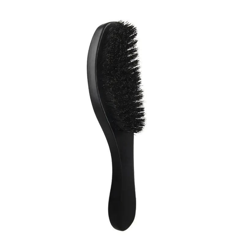 Slick Back Hair OR Beard Brush for Sleek Ponytail Bun & Smoothing Baby Hairs, Flyaways, Edge Control - Backcombing & Teasing
