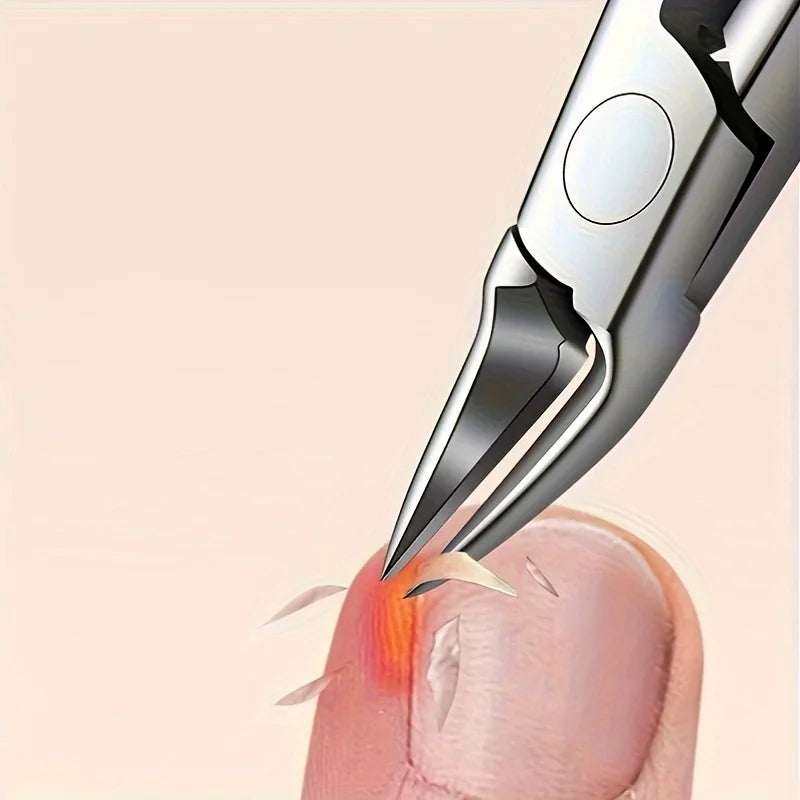 1 piece Thick Nail Professional Nail Clipper with Stainless Steel Body for Nail Care and Removing Ingrown Nails