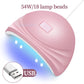 LULAA 54W USB Cabin UV LED Nail Gel Led Lamp for Nails Accessories Professional Material Nail Drying Lamp for All Manicure
