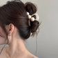 1pc Elegant Vintage-Inspired Pearl Hair Claw Clip for Women - High-Quality Acrylic Shark Clip with Imitation Pearls,Secure Hold