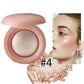 Monochrome Face Brightening Highlighter, Lightweight Non-Greasy Glitter Powder with Subtle Shimmer,Light Beige Brightening