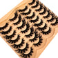 AMSDCN 14 Pairs 3D Lashes Fluffy False Eyelashes Thick Volume Cat-Eye Faux Lashes Natural Long Wispy Lashes Extension Pack